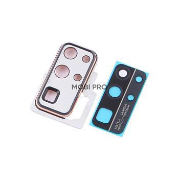 Стекло камеры для Huawei Honor 30 (BMH-AN10) в сборе с рамкой Черный