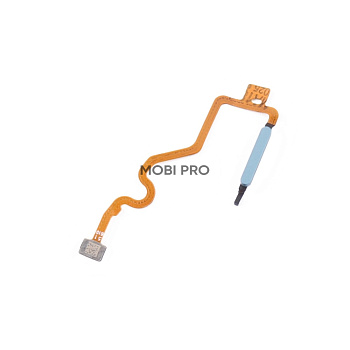 Шлейф для Tecno Spark 10C (KI5m) сканер отпечатка пальцев Синий