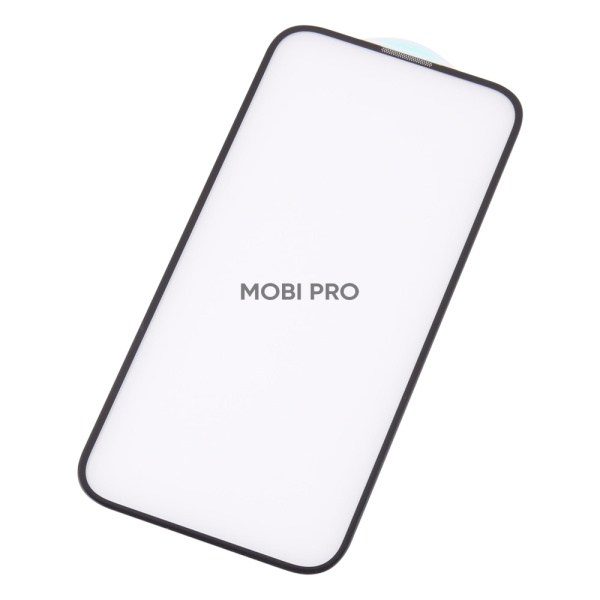 Защитное стекло "Оптима" для iPhone 15 Pro Черный (Закалённое, полное покрытие)