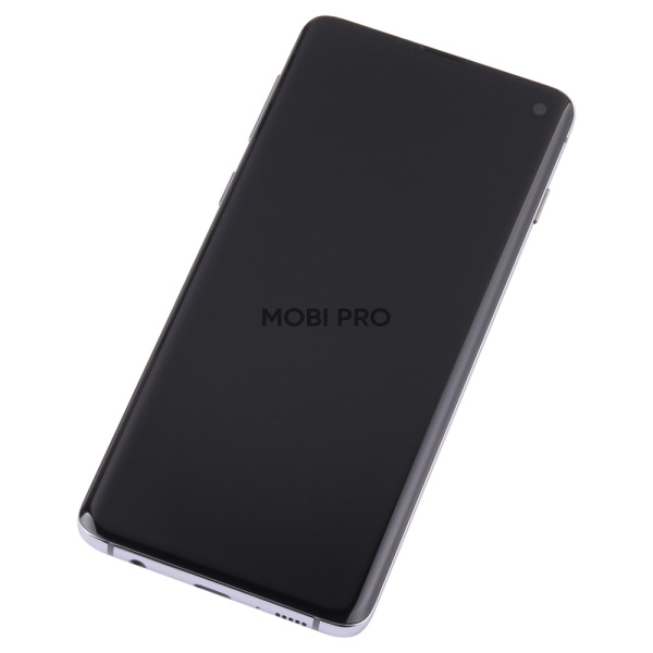 Дисплей для Samsung Galaxy S10 (G973F) модуль с рамкой Черный - (OLED) (Full Size)