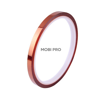 Скотч термостойкий (нагрев до 280°C, 6 мм*20 м)