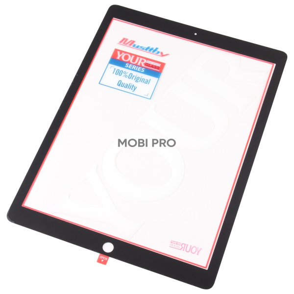 Стекло для переклейки MUSTTBY iPad Pro 12.9 2017 (2 Gen) в сборе с OCA 100% Черный