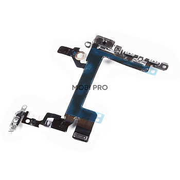 Шлейф для iPhone 5S на кнопку включения/кнопки громкости/микрофон/вспышку