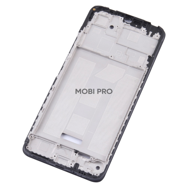 Рамка дисплея для Xiaomi Redmi 13C 4G/Poco C65 (23100RN82L/2310FPCA4G) Черный (возможен дефект ЛКП)