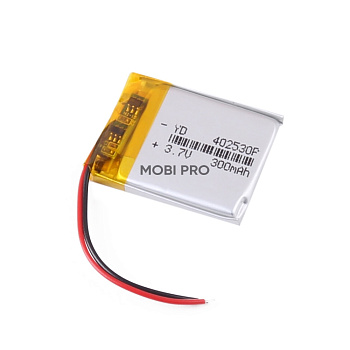 Аккумулятор универсальный 402530p 3,7v Li-Pol 300 mAh (4*25*30 mm)