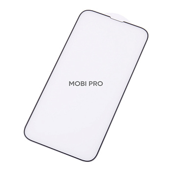 Защитное стекло "Матовое" для iPhone 13/13 Pro/14/16e Черный (Закалённое, полное покрытие)