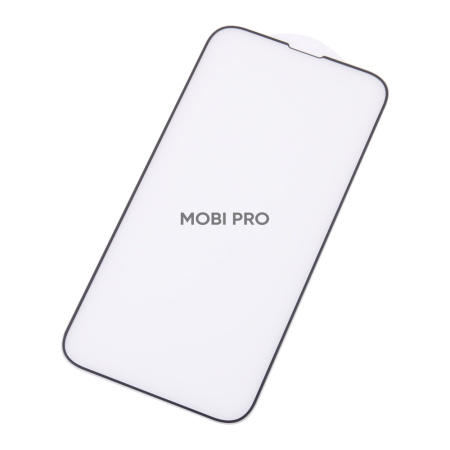Защитное стекло "Матовое" для iPhone 13/13 Pro/14 Черный (Закалённое, полное покрытие)