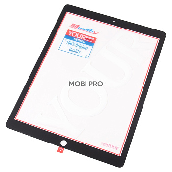 Стекло для переклейки MUSTTBY iPad Pro 12.9 2015 (1 Gen) в сборе с OCA 100% Черный