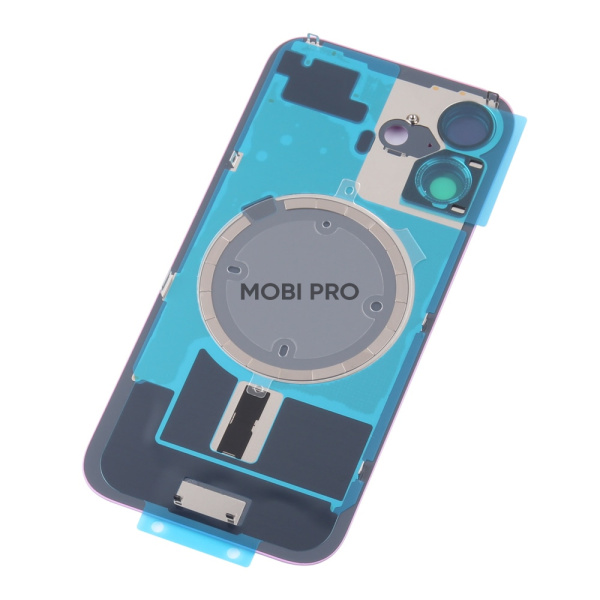 Задняя крышка для iPhone 16 в сборе Розовый - OR