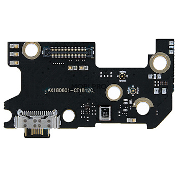 Шлейф для Xiaomi Mi 8 (M1803E1A) плата системный разъем/микрофон