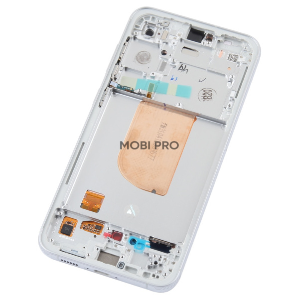Дисплей для Samsung Galaxy S23 FE (S711B) модуль с рамкой Серебро - OR (SP)