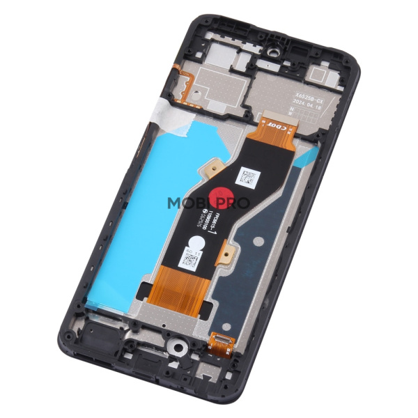 Дисплей для Infinix Smart 8 Pro (X6525B) модуль с рамкой Черный - OR