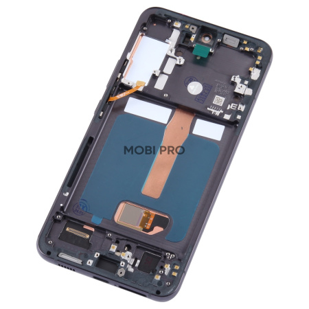 Дисплей для Samsung Galaxy S22+ (S906B) модуль с рамкой Черный - (AMOLED)