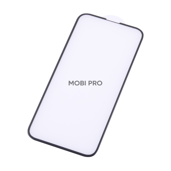 Защитное стекло "Премиум" для iPhone 13 mini Черный (Закалённое+, полное покрытие)