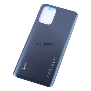 Задняя крышка для Xiaomi Redmi Note 10S (M2101K7BNY) Серый - Премиум
