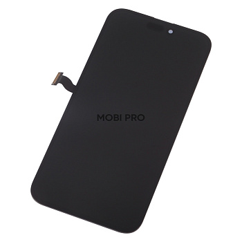 Дисплей для iPhone 14 Pro Max в сборе с тачскрином Черный - (Hard OLED) (площадка под IC)