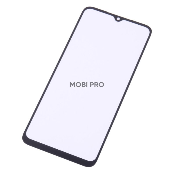 Стекло для переклейки Xiaomi Redmi 9A/9C/10A (M2006C3LG/M2006C3MNG/220233L2G) в сборе с OCA пленкой Черный - OR (Mitsubishi)