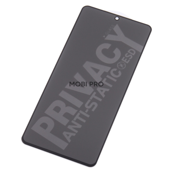 Защитное стекло "Антишпион" для Xiaomi Redmi Note 10 Pro 4G/11 Pro 4G/5G/11E Pro/11 Pro+ 5G/12 Pro 4G/Poco X4 Pro 5G Черный