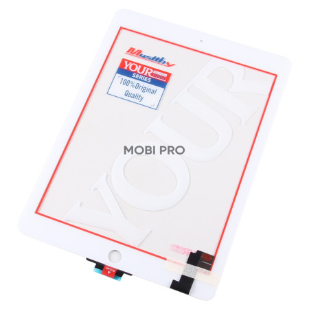 Стекло для переклейки MUSTTBY iPad Air 2 9.7 в сборе с тачскрином и OCA 100% Белый