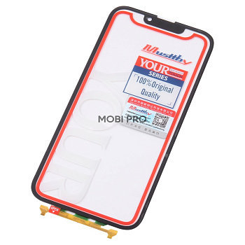 Стекло для переклейки MUSTTBY iPhone 13 Pro в сборе с тачскрином под восстановление и OCA 100% Черный