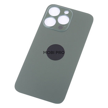 Задняя крышка для iPhone 13 Pro (A2640) Зеленый (стекло, широкий вырез под камеру, логотип)