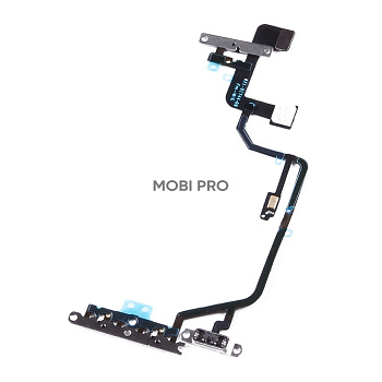 Шлейф для iPhone Xr (A2105) на кнопки громкости/включения/блокировки/микрофон - Премиум