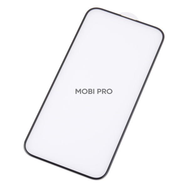 Защитное стекло "Премиум" для iPhone 15 Plus Черный (Закалённое+, полное покрытие)