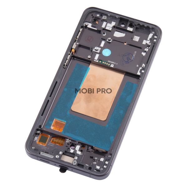 Дисплей для Samsung Galaxy S24 FE (S721B) модуль с рамкой Черный - (OLED) (Full Size)