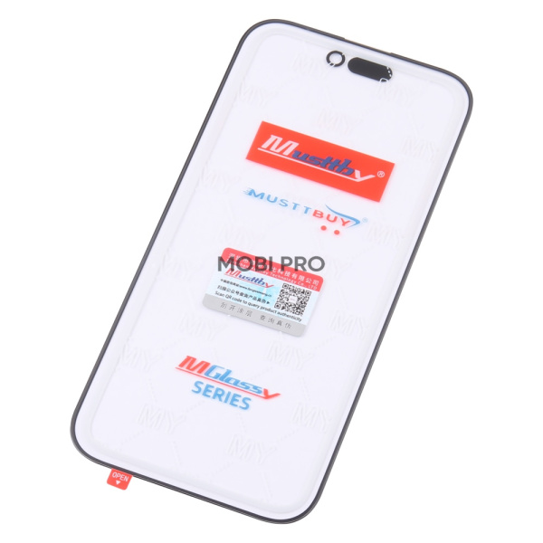 Стекло для переклейки MUSTTBY iPhone Air в сборе с OCA Черный