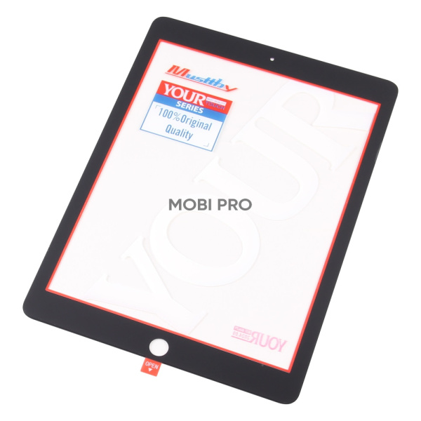 Стекло для переклейки MUSTTBY iPad Pro 9.7 в сборе с OCA 100% Черный