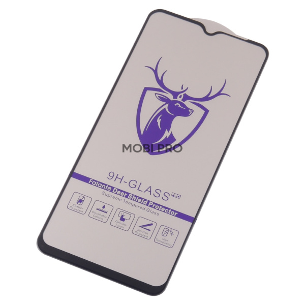 Защитное стекло "Премиум" для Realme C30/C30s/Narzo 50i Prime Черный