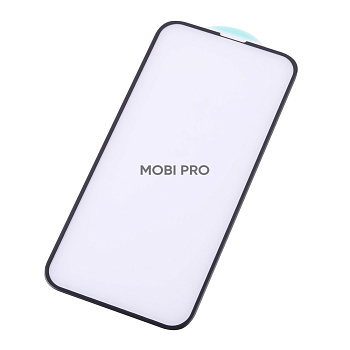 Защитное стекло "Премиум" для iPhone 13/13 Pro/14/16e Черный (Закалённое+, полное покрытие)