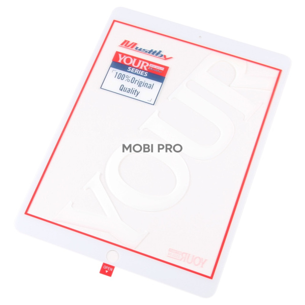 Стекло для переклейки MUSTTBY iPad Pro 10.5 2017 в сборе OCA 100% Белый