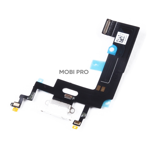 Шлейф для iPhone Xr (A2105) на системный разъем/микрофон Белый