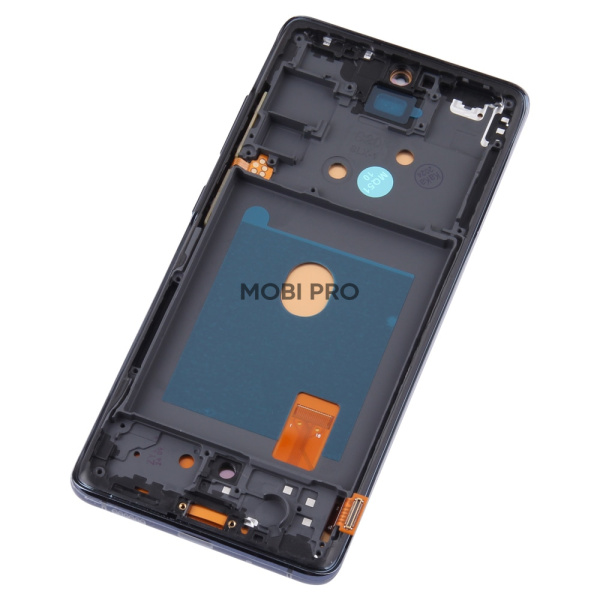 Дисплей для Samsung Galaxy S20 FE/S20 FE 5G (G780F/G781B) модуль с рамкой Синий - (OLED) (Full Size)