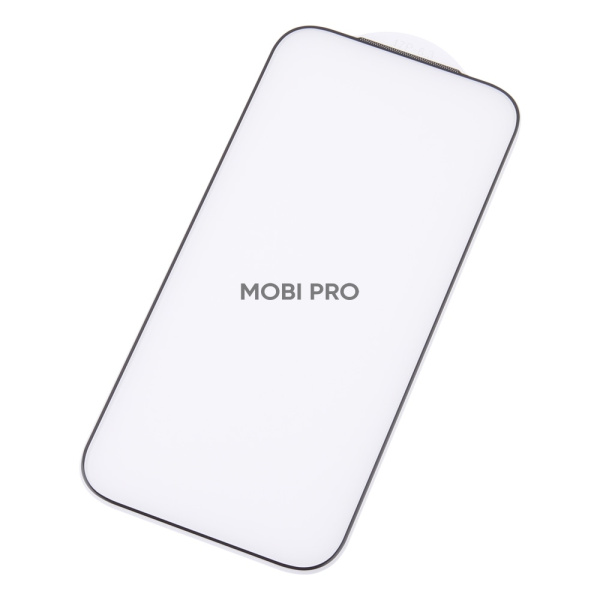 Защитное стекло "Премиум" для iPhone 17 Pro Черный (Закалённое+, полное покрытие)