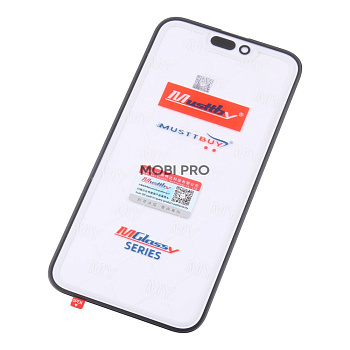 Стекло для переклейки MUSTTBY iPhone 16 Plus в сборе с OCA Черный