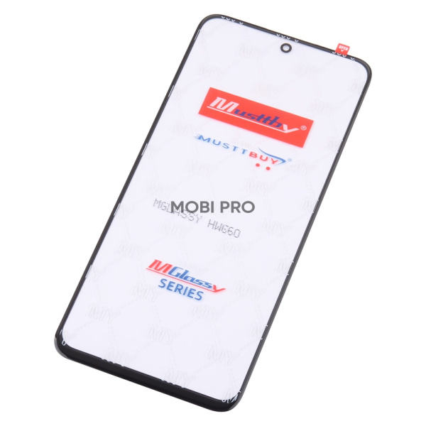 Стекло для переклейки MUSTTBY Huawei Honor x7c в сборе с OCA Черный
