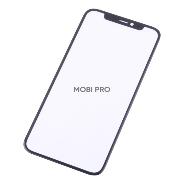 Стекло для переклейки iPhone 11 Pro в сборе с OCA пленкой Черный - OR (Mitsubishi)