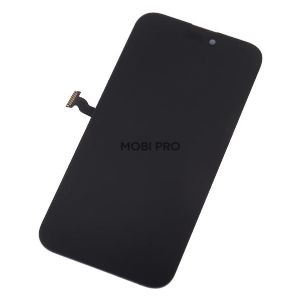 Дисплей для iPhone 14 Pro Max (A2895) в сборе с тачскрином Черный - (Soft OLED, Full HD, 120 Гц) (площадка под IC)