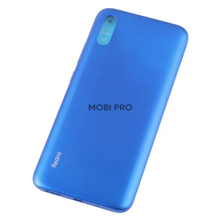 Задняя крышка для Xiaomi Redmi 9A Синий - Премиум