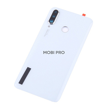 Задняя крышка для Huawei Honor 20 Lite/20S/P30 Lite (MAR-LX1H/MAR-LX1M) (48MP) Белый - Премиум