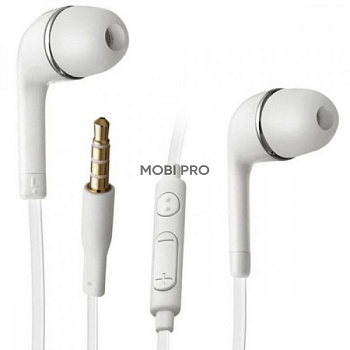 Гарнитура "3,5 мм" Jack для Samsung Galaxy I9500/G900 (HS330/EG900, вакуумные) (тех.упак.) Белый