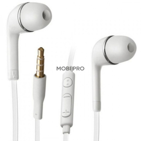 Гарнитура "3,5 мм" Jack для Samsung Galaxy I9500/G900 (HS330/EG900, вакуумные) (тех.упак.) Белый