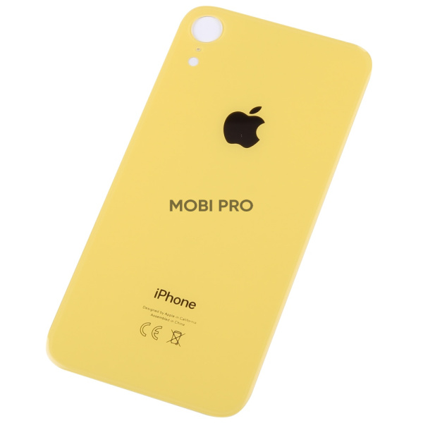Задняя крышка для iPhone XR с увелич.вырезом под камеру Желтый - OR