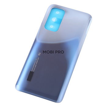 Задняя крышка для Xiaomi Mi 10T/10T Pro (M2007J3SY/M2007J3SG) Серебро - Премиум