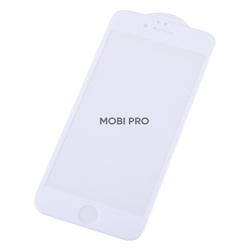 Защитное стекло "Оптима" для iPhone 6/6S Белый (Закалённое, полное покрытие)