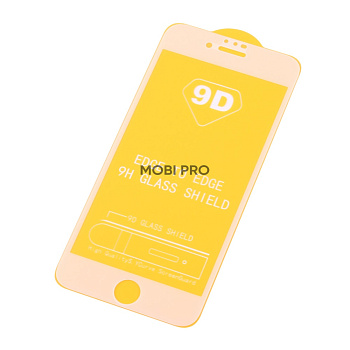Защитное стекло "Плоское" для iPhone 6/6S Белый