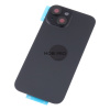 Задняя крышка для iPhone 15 в сборе со стеклом камеры Черный (стекло, монолит, MagSafe, логотип) - Премиум