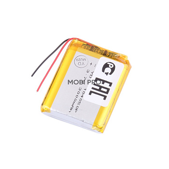 Аккумулятор универсальный 104050p 3,7v Li-Pol 3000 mAh (10*40*50 mm)